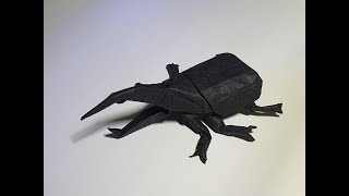 헤라클레스 장수풍뎅이 접기Hercules beetle origami [upl. by Cargian778]