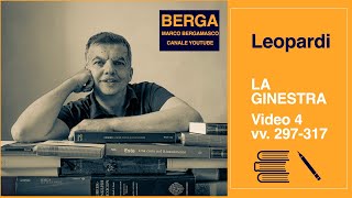 Leopardi La ginestra  VIDEO 4 [upl. by Lleynod670]