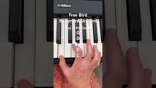 Easy Chords Free Bird by Lynyrd Skynyrd easychords piano thechords [upl. by Elyr184]