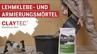 ⁠CLAYTEC Anwendungsvideo Lehmklebe und Armierungsmörtel [upl. by Eigroeg]