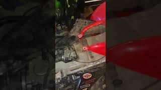 Honda 400ex spark plug removal fix [upl. by Leander129]