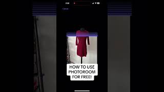 how i use photoroom for free [upl. by Stalk281]