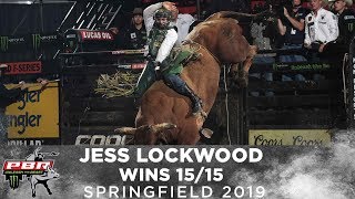 Jess Lockwood Wins Springfield 1515 Bucking Battle With 9125 Point Ride on Hostage  2019 [upl. by Pascia404]