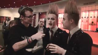 Jedward speak to escXtracom Eurovision in Concert 2012 [upl. by Annadiane]