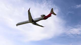 CRJ1000 Iberia Landing in Menorca LEMH 27102024 [upl. by Roydd]