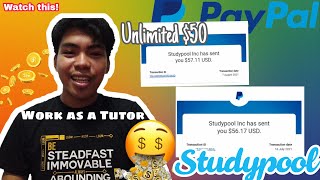 Studypool Tutor Earnings Revealed  Php 18000  3 Weeks Earnings [upl. by Pris693]