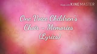 Maroon 5  Memories One Voice Childrens Choir Lyrics [upl. by Otsuj]