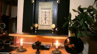 Typical Solo Evening Gongyo at Home Buddhism Soka Gakkai [upl. by Heyman]