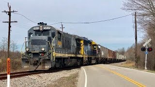 Switching Railroad Cars Entire Job Cincinnati Eastern Railroad CCET [upl. by Cr955]