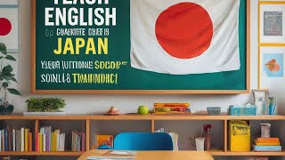 Teach English in Japan Your Ultimate Guide to Landing a School Job amp Thriving [upl. by Milas]