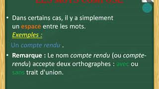 les mots composés [upl. by Alimaj157]