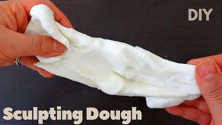 Homemade clay  super easy  sculpting dough  Air Hardening  flexible [upl. by Athey843]