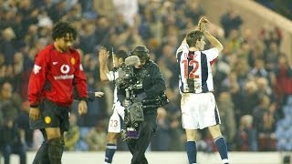 West Bromwich Albion 2 Manchester United 0  League Cup Fourth Round  December 2003 [upl. by Griselda130]