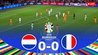 NETHERLANDS vs FRANCE  Group Stage  UEFA EURO 2024 Full Match [upl. by Emlen63]