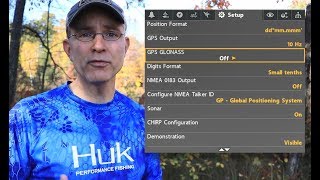 Humminbird HELIX How To GPS Glonass [upl. by Leahcimdivad711]