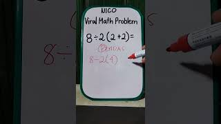 PEMDAS Math Problem math maths pemdas shortsfeed shorts viral [upl. by Leugar]