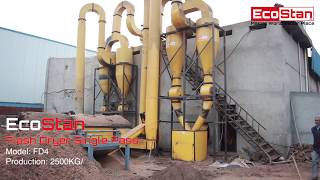 ECOSTAN® Flash Dryer Sawdust Dryer Cyclone Dryer Call Us  919914033800 919914033500 [upl. by Goles909]