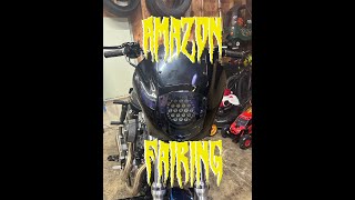 Amazon Quarter Fairing Install sportster Update 6 [upl. by Schou]