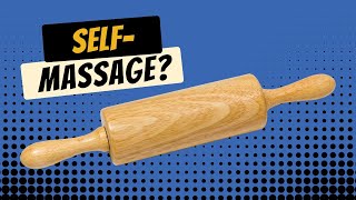 Self Massage at Home Using a Rolling Pin Good for Sore Muscles [upl. by Yug364]