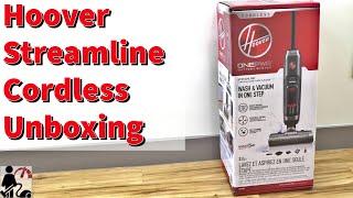 Hoover Streamline Cordless Hard Floor Cleaner BH55400V Unboxing amp Review [upl. by Taub705]