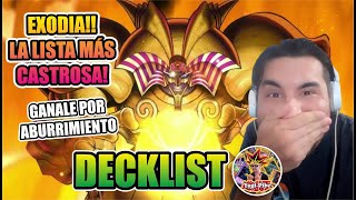 EXODIA DECK LIST  2024  La Lista  CASTROSA elyugipibe REPLAYS [upl. by Arron577]