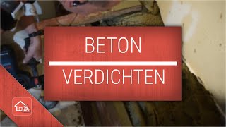 Beton verdichten  Heimwerker SPEZIAL [upl. by Arotal]