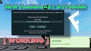 PATCHED   New Fluxus Key Bypasser Extension Method [upl. by Adniuqal]