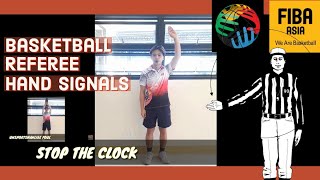 FIBA REFEREE PENALTIES AND SIGNALS  Coaching and Officiating Ballgames [upl. by Maharva977]