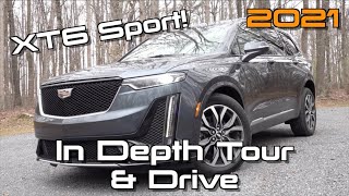 2021 Cadillac XT6 Sport Platinum Start Up Test Drive amp In Depth Review [upl. by Nah]