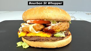 Bourbon St Whopper Hungry Jacks  REVIEW [upl. by Tannenbaum]