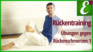 Rückentraining für zuhause ohne Geräte Teil 1 [upl. by Ecnarolf]