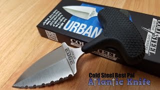 COLD STEEL URBAN EDGE 5050 DOUBLE EDGE STAINLESS SERRATED BLACK THANDLE PUSH DAGGER KNIFE 43XL [upl. by Tibbitts]