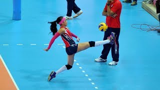 Brenda Castillo  Amazing Volleyball Libero  Crazy Saves HD [upl. by Nitnerb253]