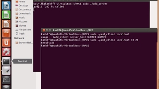 RPC programming in C using RPCGEN on Ubuntu OS [upl. by Natty]