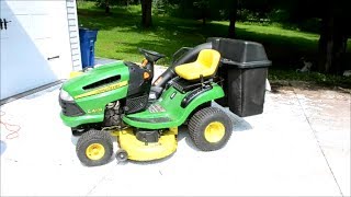 How To Remove The Mower Deck on a John Deere Tractor [upl. by Ainej]