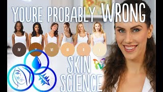 HOW TO FIND YOUR SKIN TYPE AND FITZPATRICK LEVEL  SKIN SCIENCE [upl. by Olatha]