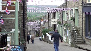 039 Heritage of Haworth Haworth Oakworth and the Railway Children Walk South Pennines 2015 [upl. by Laup2]