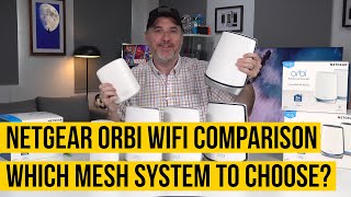 Netgear Orbi Wifi Comparison  Which Mesh system to choose [upl. by Ecnarual]