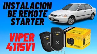 como instalar un remote starter a un Honda Civic [upl. by Tressia]