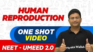 HUMAN REPRODUCTION in 1 Shot  All Theory amp PYQs  NEET Crash Course  UMEED 20 [upl. by Ettenig]