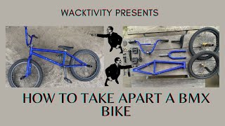 How to take apart a BMX bike [upl. by Oxford]