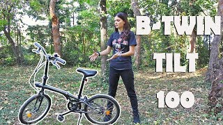 Whats the best thing about folding bikes  Btwin TILT 100 [upl. by Airel835]