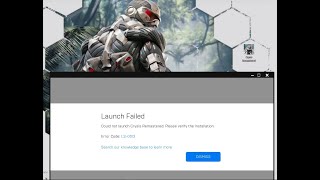 Fix Crysis Remastered Error LS0013 [upl. by Liag]