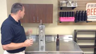 FillBoss Automated Bottle and Growler filler for Beer and Wine [upl. by Yelrebmik]