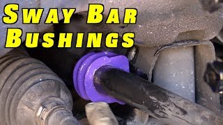 How To Replace Sway Bar Bushings [upl. by Nylavad]