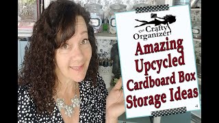 Amazing Upcycled Cardboard Box Storage Ideas [upl. by Blainey507]