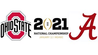 2021 CFP National Championship 3 Ohio State vs 1 Alabama Highlights [upl. by Ecirtram]