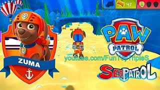 PAW Patrol Air and Sea Adventures  Swim with All Paw Patrol Marshall Rubble Skye Zuma and Chase [upl. by Ozmo30]