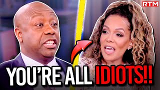 The View Hosts HUMILIATED by Tim Scott After Asking One Racial Question [upl. by Eelrahs417]