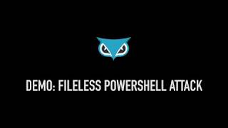 Fileless PowerShell Attack Demo [upl. by Niuqram]